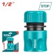 TOTAL ΤΑΧΥΣΥΝΔΕΣΜΟΣ ΜΕ ΒΑΛΒΙΔΑ STOP 1/2" (THHCS01121)