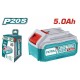 TOTAL ΕΠΑΓΓ. ΜΠΑΤΑΡΙΑ Li-ion 20V / 5Ah (TFBLI2053)