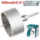 TOTAL ΔΙΑΜΑΝΤΟΚΟΡΩΝΑ ΜΠΕΤΟΥ SDS - PLUS 120mm (TAC4301201)