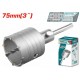 TOTAL ΔΙΑΜΑΝΤΟΚΟΡΩΝΑ ΜΠΕΤΟΥ SDS - PLUS 75mm (TAC430751)