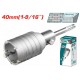TOTAL ΔΙΑΜΑΝΤΟΚΟΡΩΝΑ ΜΠΕΤΟΥ SDS - PLUS 40mm (TAC430401)