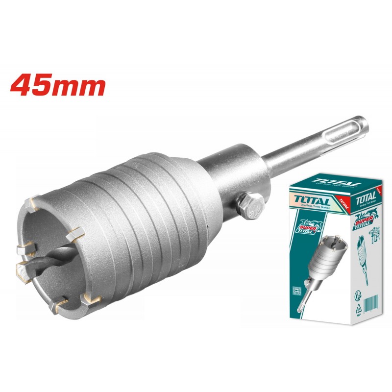 TOTAL ΔΙΑΜΑΝΤΟΚΟΡΩΝΑ ΜΠΕΤΟΥ SDS - PLUS 45mm (TAC430451)