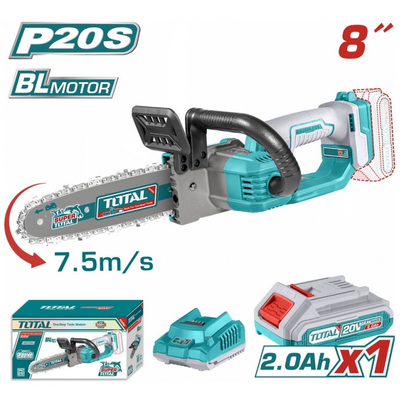 TOTAL ΑΛΥΣΟΠΡΙΟΝΟ ΜΠΑΤ. Li-ion 20V / 2Ah / 1 ΜΠΑΤΑΡΙΑ (TGSLI20851)