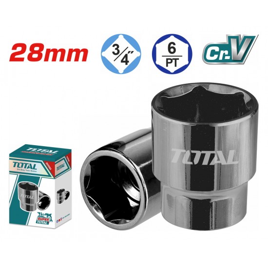 TOTAL ΕΠΑΓΓ. ΚΑΡΥΔΑΚΙ ΕΞΑΓΩΝΟ 3/4" - 28mm (THHAST34281)
