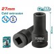 TOTAL ΕΠΑΓΓ. ΚΑΡΥΔΑΚΙ ΑΕΡΟΣ ΜΑΥΡΟ ΕΞΑΓΩΝΟ 3/4" - 27mm (THHISD3427L)