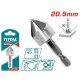 TOTAL ΦΡΕΖΟΤΡΥΠΑΝΟ ΜΕΤΑΛΛΟΥ 20.5mm (TAC812051)