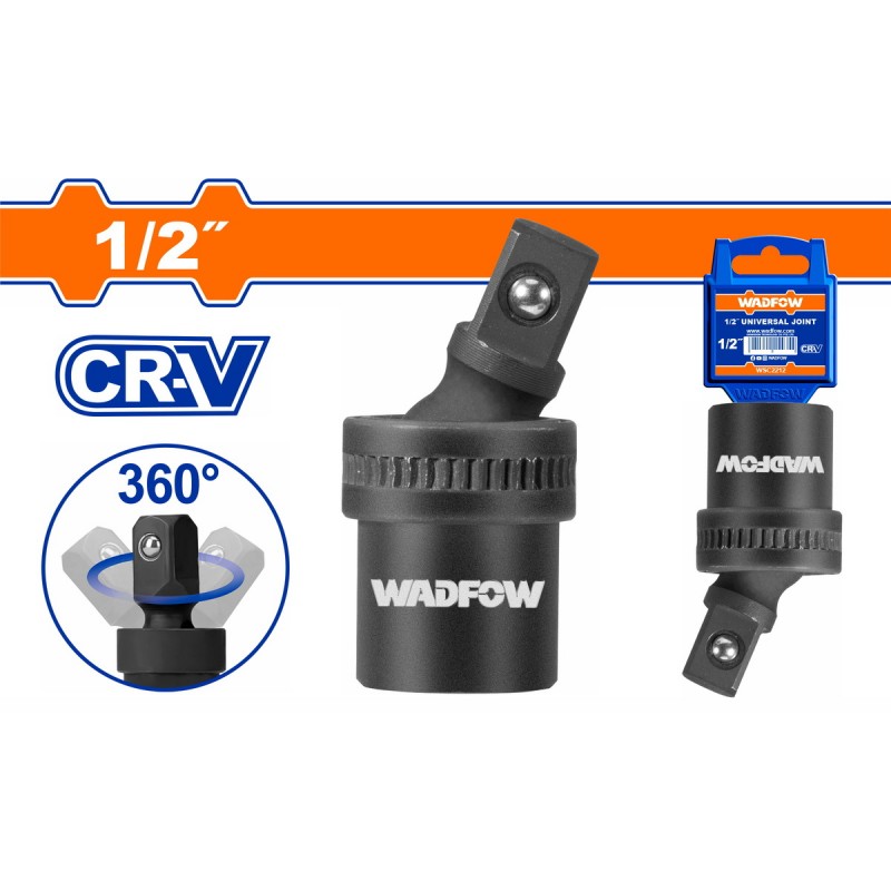 WADFOW ΠΟΛΥΣΠΑΣΤΟ ΑΕΡΟΣ ΜΑΥΡΟ 1/2" 360ο (WMS4212)