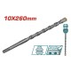 TOTAL ΔΙΑΜΑΝΤΟΤΡΥΠΑΝΟ SDS-PLUS 10 X 260mm (TAC311004)