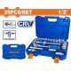 WADFOW ΚΑΣΕΤΙΝΑ ΚΑΡΥΔΑΚΙΑ 1/2" 25ΤΕΜ (WST2D25)