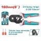 TOTAL ΕΠΑΓΓ. ΠΡΕΣΑ ΑΚΡΟΔΕΚΤΩΝ ΜΕ ΚΑΣΤΑΝΙΑ 160mm (THCPG2510)