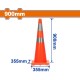 WADFOW ΚΩΝΟΣ PVC 90cm (WYJ1Α90)