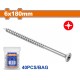 WADFOW ΝΟΒΟΠΑΝΟΒΙΔΑ ΓΑΛΒ. 6 Χ 180mm 40TEM (WXS596A19)