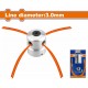 WADFOW ΚΕΦΑΛΗ ΜΕΣΙΝΕΖΑΣ ΑΛΟΥΜ. UNIVERSAL FIX LINE 4 ΕΞΟΔΩΝ (WJC2401)