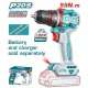TOTAL ΕΠΑΓΓ. ΔΡΑΠΑΝΟΚΑΤΣΑΒΙΔΟ ΜΠΑΤ. Li-ion 20V / 55Nm BL Motor ΧΩΡΙΣ ΜΠΑΤ & ΦΟΡΤΙΣΤΗ (TDLI205581)
