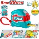 TOTAL ΕΠΑΓΓ. ΜΕΤΡΟΤΑΙΝΙΑ 5m X 32mm ΜΕΤΡΙΚΟ (TMT80532M)
