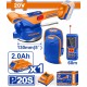 WADFOW ΣΕΤ ΔΟΝΗΤΙΚΟ ΠΛΑΚΙΔΙΩΝ ΜΠΑΤ. Li-ion 20V / 2Ah / 1 ΜΠΑΤΑΡΙΑ (WOS241185)
