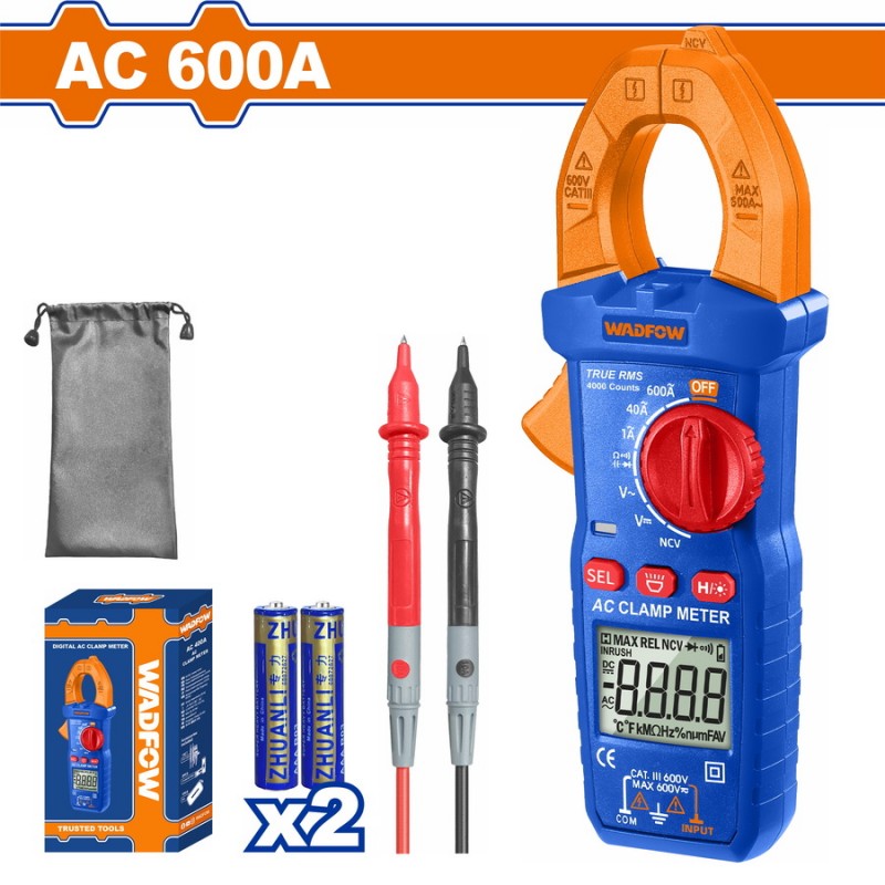 WADFOW ΑΜΠΕΡΟΤΣΙΜΠΙΔΑ ΨΗΦΙΑΚΗ AC 600A (WDΜ8601)