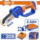WADFOW ΣΕΤ ΑΛΥΣΟΠΡΙΟΝΟ ΚΛΑΔΕΥΤΙΚΟ ΜΠΑΤ. Li-ion 20V / 5" / 2Ah / 1 ΜΠΑΤ (WCLP556E)