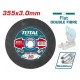 TOTAL ΔΙΣΚΟΣ ΚΟΠΗΣ ΜΕΤΑΛΛΟΥ 355 Χ 3mm (TAC2303558)