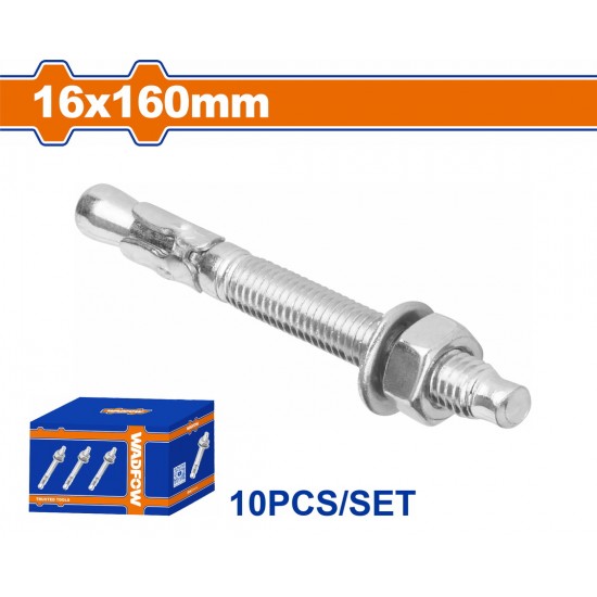 WADFOW ΒΙΣΜΑΤΑ ΜΕΤΑΛΛΙΚΑ ΓΑΛΒ. EXPRESS 16 Χ 160 10ΤΕΜ (WDQ2558)