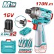 TOTAL ΕΠΑΓΓ. ΠΑΛΜΙΚΟ ΚΑΤΣΑΒΙΔΙ ΜΠΑΤ. Li-ion 16V / 2Ah / 170Nm / 2 ΜΠΑΤ (TIRLI16178E)
