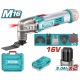 TOTAL ΕΠΑΓΓ. ΠΟΛΥΕΡΓΑΛΕΙΟ ΜΠΑΤ. Li-ion 16V / 2Ah / 2 ΜΠΑΤ (TMLI16222E)