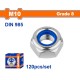 WADFOW ΠΑΞΙΜΑΔΙ ΑΣΦΑΛΕΙΑΣ ΓΑΛΒ. DIN985 10mm 120TEM (WMV6510A)