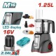 TOTAL ΜΠΛΕΝΤΕΡ - ΠΟΛΥΚΟΠΤΗΣ Multi ΜΠΑΤ.  Li-ion 16V / 1.25Lit / 2Ah / 1 ΜΠΑΤ (TMG027K)