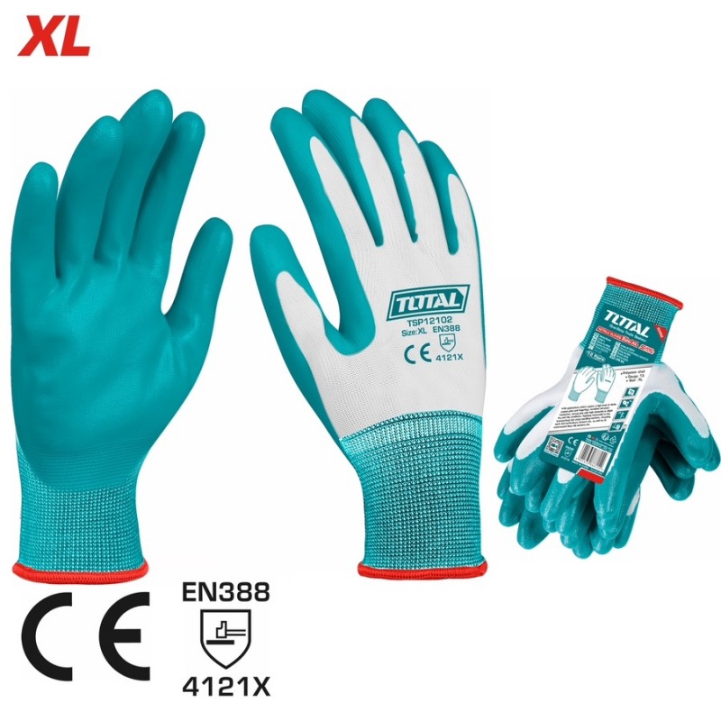 TOTAL ΓΑΝΤΙΑ ΝΙΤΡΙΛΙΟΥ TSP1202 N-10(XL)