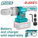 TOTAL ΘΕΡΜΟΚΟΛΛΗΣΗ ΠΛΑΣΤΙΚΩΝ ΣΩΛΗΝΩΝ ΜΠΑΤ. Li-ion 20V / 0-320oC ΧΩΡΙΣ ΜΠΑΤ & ΦΟΡΤΙΣΤΗ (TWTLI2018)