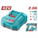 TOTAL ΕΠΑΓΓ. ΦΟΡΤΙΣΤΗΣ 2Α ΓΙΑ ΜΠΑΤΑΡΙΕΣ Li-ion 42V (TFCLI42021E)