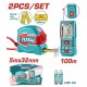 TOTAL ΕΠΑΓΓ. ΣΕΤ ΜΕΤΡΗΤΗΣ ΑΠΟΣΤ. LASER 100m 2ΤΕΜ (TOS250902M)