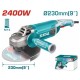 TOTAL ΕΠΑΓΓ. ΓΩΝΙΑΚΟΣ ΛΕΙΑΝΤΗΡΑΣ 2.400W - 230mm (TG1252306E)