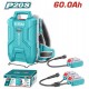TOTAL ΕΠΑΓΓ. ΤΡΟΦΟΔΟΤΙΚΟ ΠΛΑΤΗΣ ΜΠΑΤΑΡΙΑΣ Li-ion 20V/20V+20V / 60Ah / 30Ah (1080Wh) (TFBLI241110)