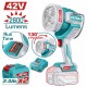 TOTAL ΕΠΑΓΓ. ΠΡΟΒΟΛΕΑΣ LED ΜΠΑΤ. Li-ion 42V / 50W / 2Ah / 2 ΜΠΑΤ (TWLI42896E)