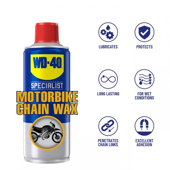 WD-40 Specialist Motorbike Chain Wax 400ml κερί αλυσίδας