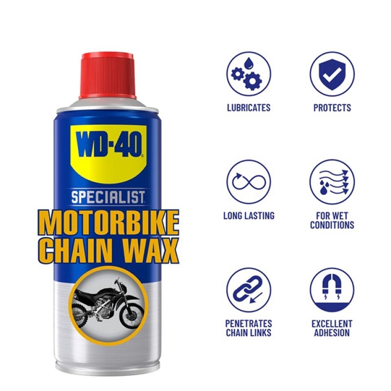 WD-40 Specialist Motorbike Chain Wax 400ml κερί αλυσίδας