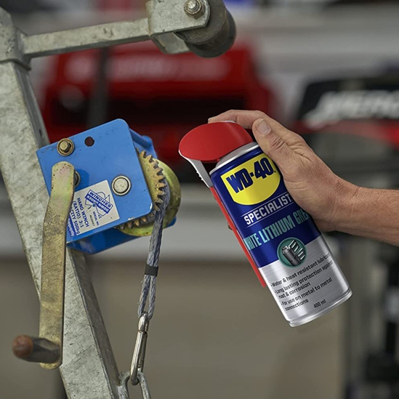 WD-40 Specialist White Lithium Grease Spray 400ml Σπρέι λευκού γράσου