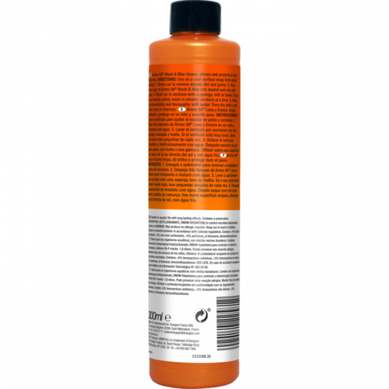 Σαμπουάν πλυσίματος με κερί wash & wax 300ml