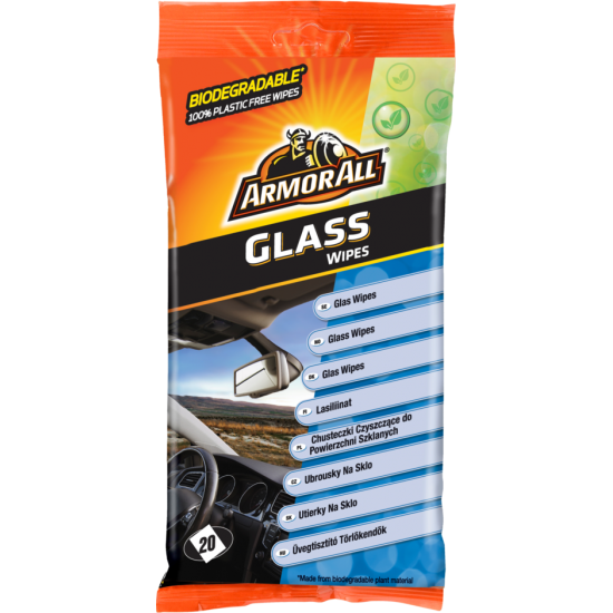 Υγρά μαντηλάκια για τα τζάμια Flow-pack wipes glass 20 τεμ.