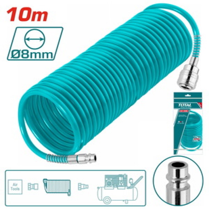 TOTAL ΣΠΙΡΑΛ ΑΕΡΟΣ 10m (THT11101)