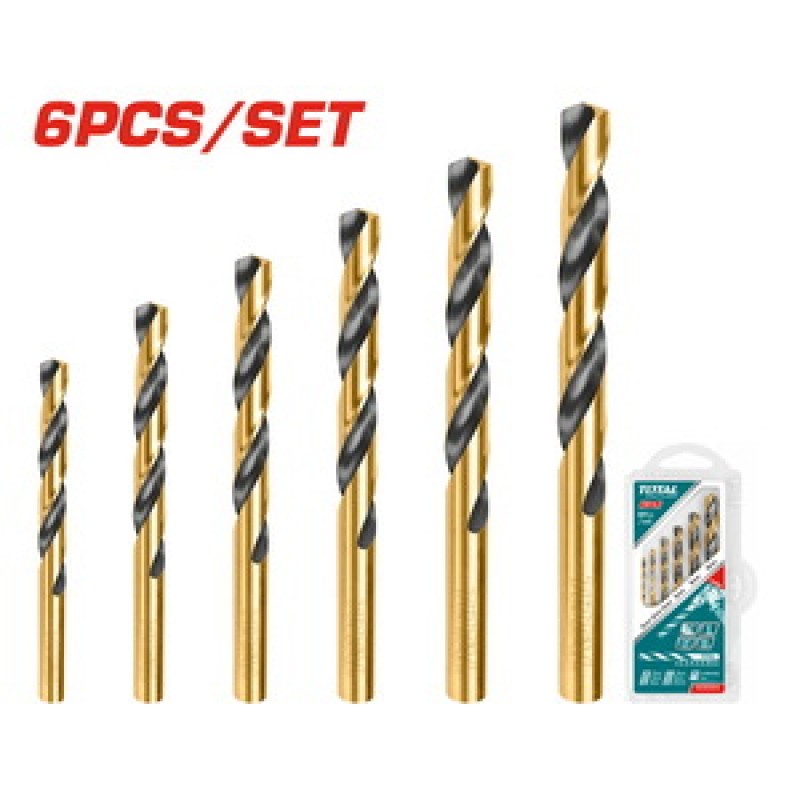 TOTAL ΣΕΤ ΤΡΥΠΑΝΙΑ HSS 6ΤΕΜ (TACSD0605)