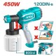 TOTAL ΗΛΕΚΤΡΙΚΟ ΠΙΣΤΟΛΙ ΒΑΦΗΣ 450W (TT3506)