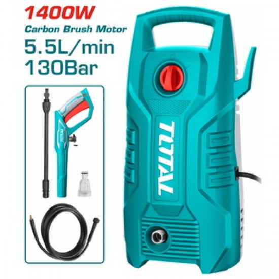 TOTAL ΠΛΥΣΤΙΚΟ ΝΕΡΟΥ 1.400W / 130 Bar / Brush Motor (TGT11316)