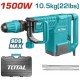 TOTAL ΕΠΑΓΓ. ΣΚΑΠΤΙΚΟ - ΚΑΤΕΔΑΦ. SDS-ΜΑΧ 1.500W (TH215002)