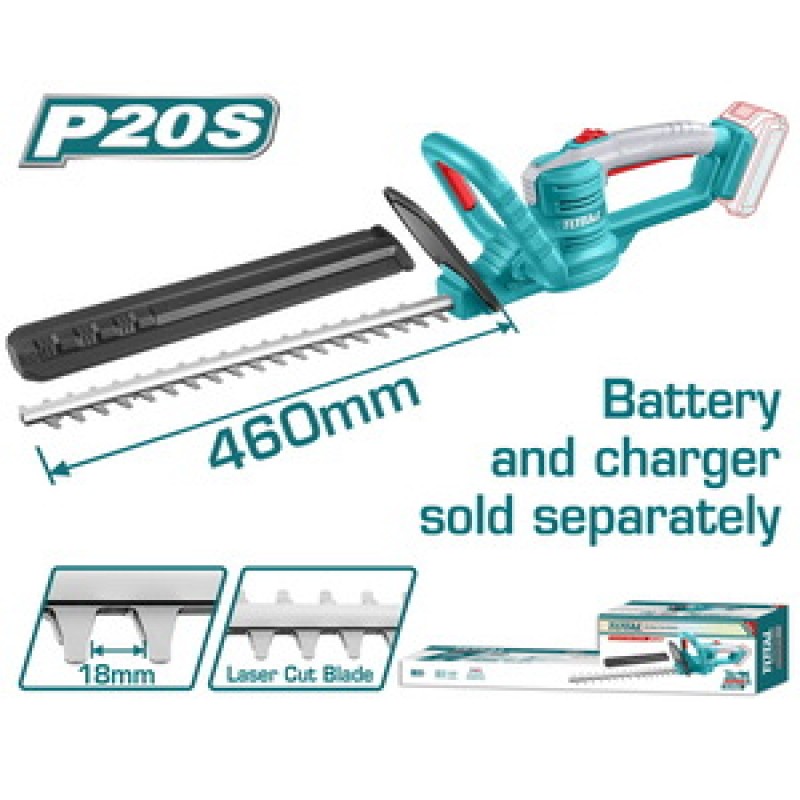 TOTAL ΕΠΑΓΓ. ΨΑΛΙΔΙ ΜΠΟΡΝΤΟΥΡΑΣ ΜΠΑΤ. Li-ion 20V / 460mm ΧΩΡΙΣ ΜΠΑΤΑΡΙΑ & ΦΟΡΤΙΣΤΗ (THTLI20018)