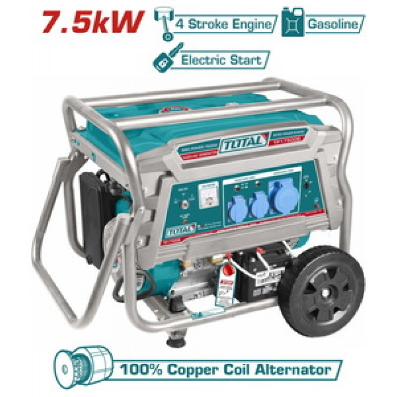 TOTAL ΕΠΑΓΓ. ΗΛΕΚΤΡΟΓΕΝΝΗΤΡΙΑ ΒΕΝΖΙΝΗΣ 7.500W (TP175006)