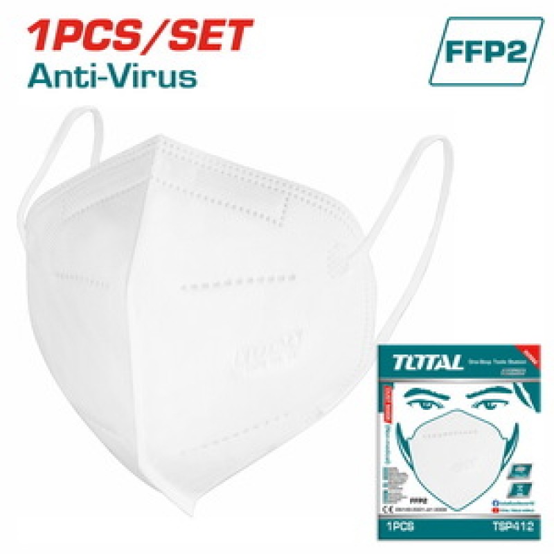 TOTAL ΜΑΣΚΑ ΠΡΟΣΤΑΣΙΑΣ 1 ΧΡΗΣΗΣ FFP2 (TSP412)