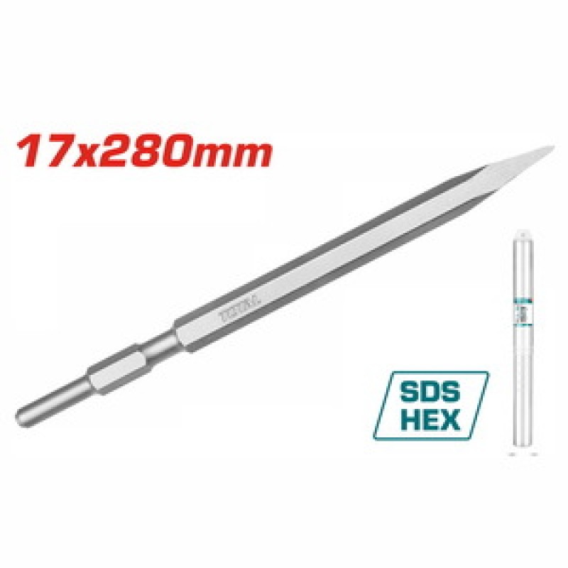 TOTAL ΒΕΛΟΝΙ SDS - HEX 17X280mm ΓΙΑ TH213006 / TH2130016 (TAC153171)