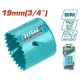 TOTAL ΠΟΤΗΡΟΤΡΥΠΑΝΟ ΜΕΤΑΛΛΟΥ 19mm (TAC410191)